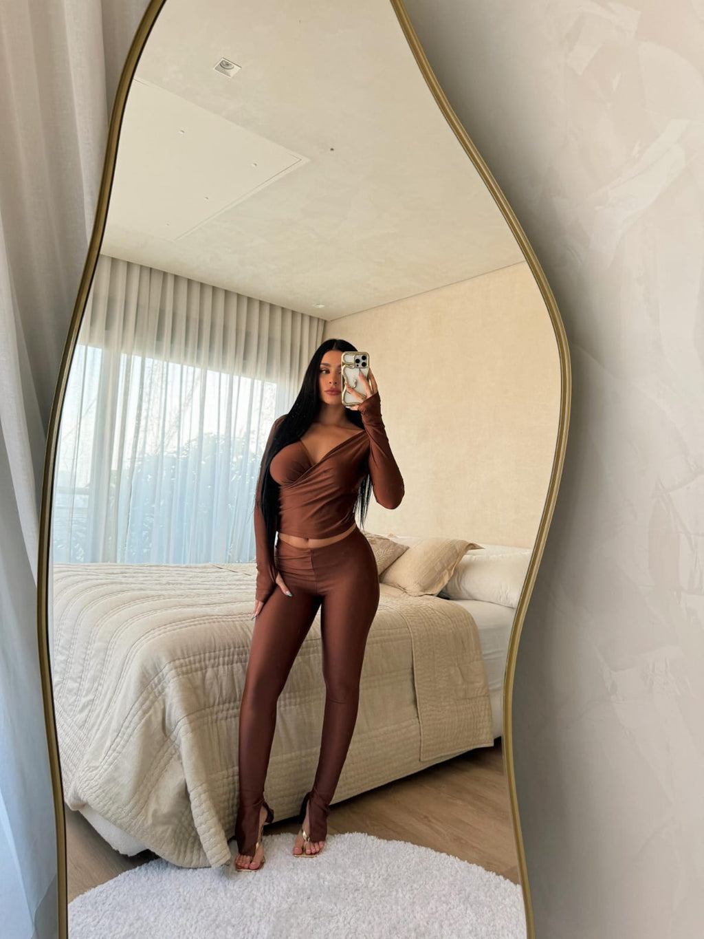 Conjunto Lolla marrón