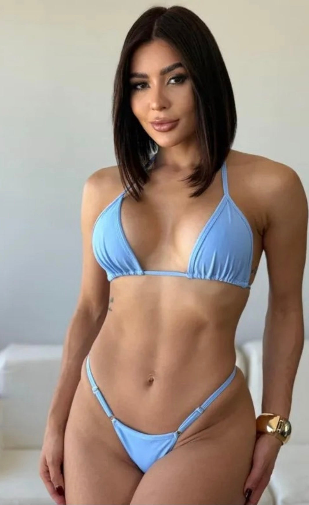Bikini azul talla única